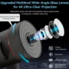 4K Planetarium NASA Rymdprojektor Galaxy Lampa