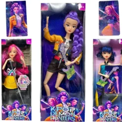 Kpop Demon Hunters Doll Toys - Rumi, Mira, Zoey Actionfigurer för tjejer - Vackra DIY-dockor