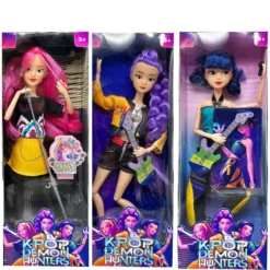 Kpop Demon Hunters Doll Toys - Rumi, Mira, Zoey Actionfigurer för tjejer - Vackra DIY-dockor