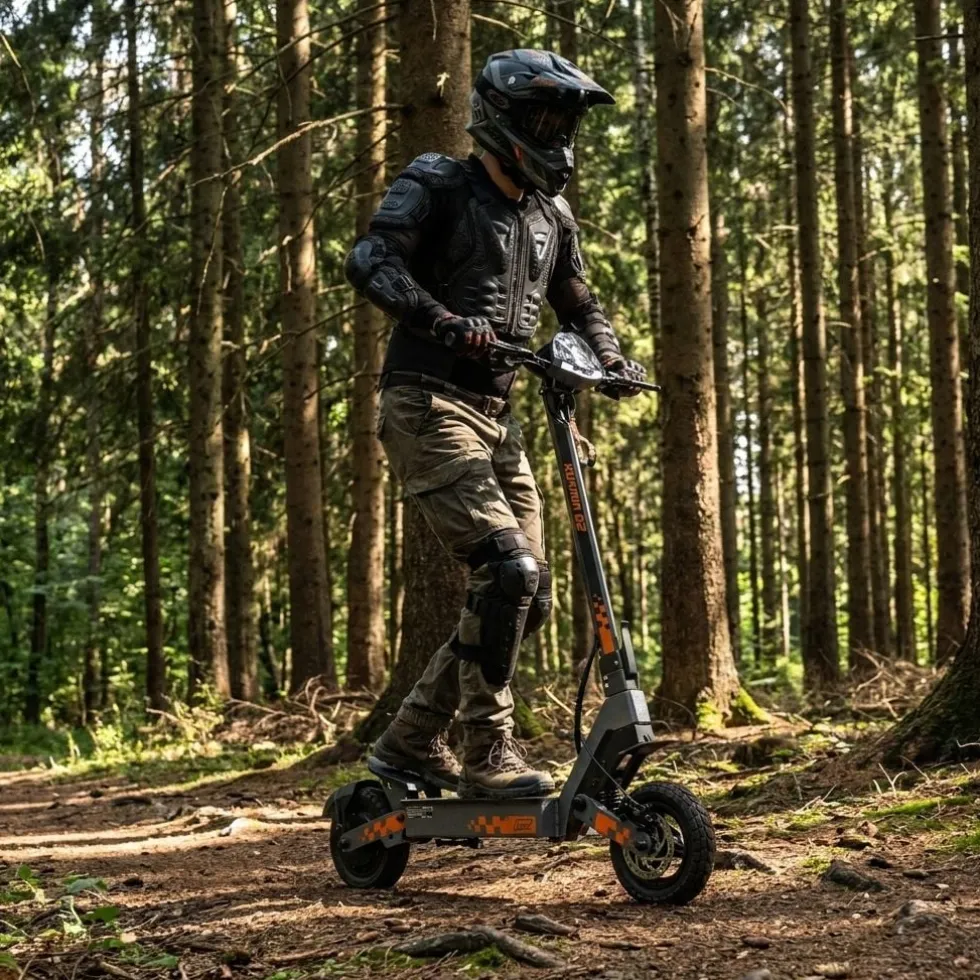 KuKirin G2 El-scooter 1200W – 45 km/h, 55 km räckvidd, 10" Offroaddäck