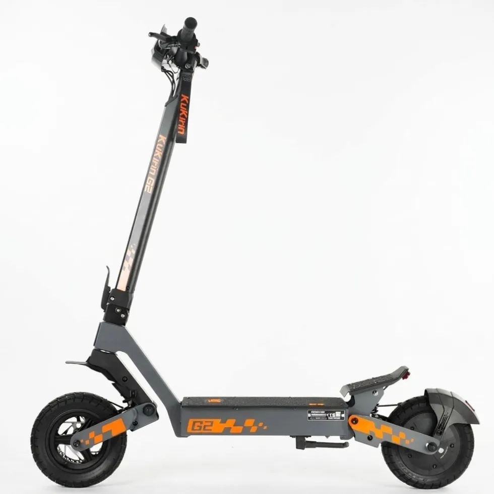 KuKirin G2 El-scooter 1200W – 45 km/h, 55 km räckvidd, 10" Offroaddäck