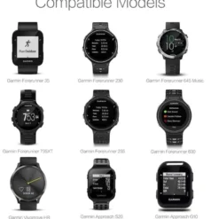 Laddare för Garmin Forerunner och Vivomove