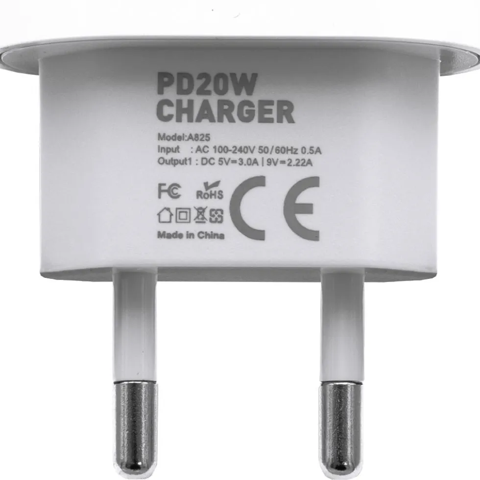 Laddare för iPhone / 20W USB-C strömadapter