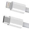 Laddkabel för iPhone / USB-C till Lightning 20 W snabbladdare