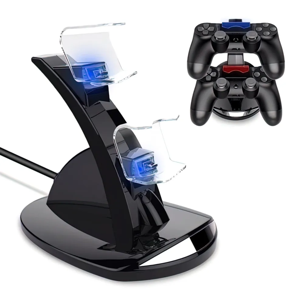 Laddstation för PS4 handkontroller