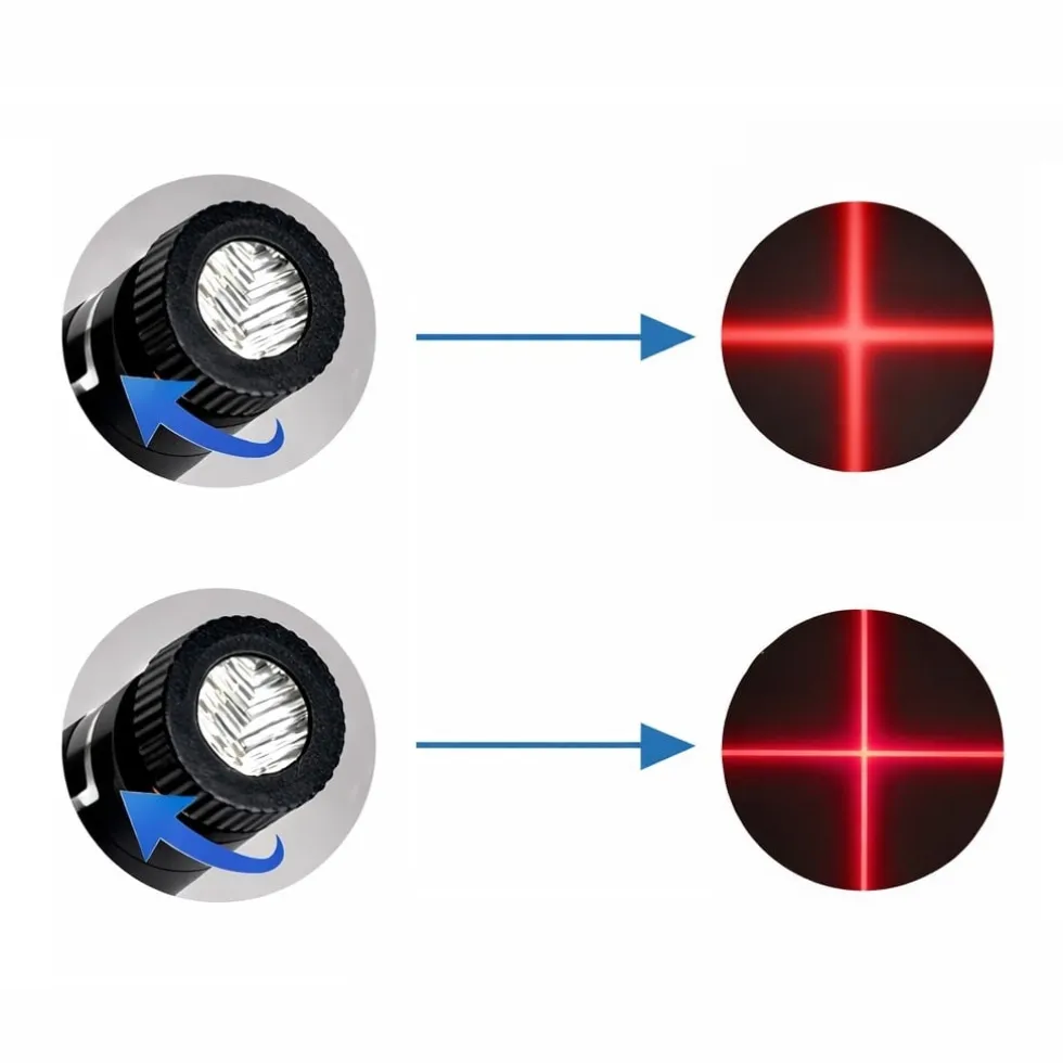 Laserguide för symaskin med korslaser och USB