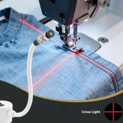 Laserguide för symaskin med korslaser och USB