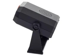 Laserprojektor röd med strobe och högtalare 5 lägen 13x13x5 cm