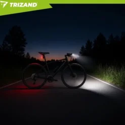 LED cykellampa med baklampa 1000 lumen