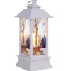 LED-jullykta vit med julmotiv batteridriven LR44 12,5 cm