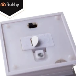 LED-jullykta vit med julmotiv batteridriven LR44 12,5 cm