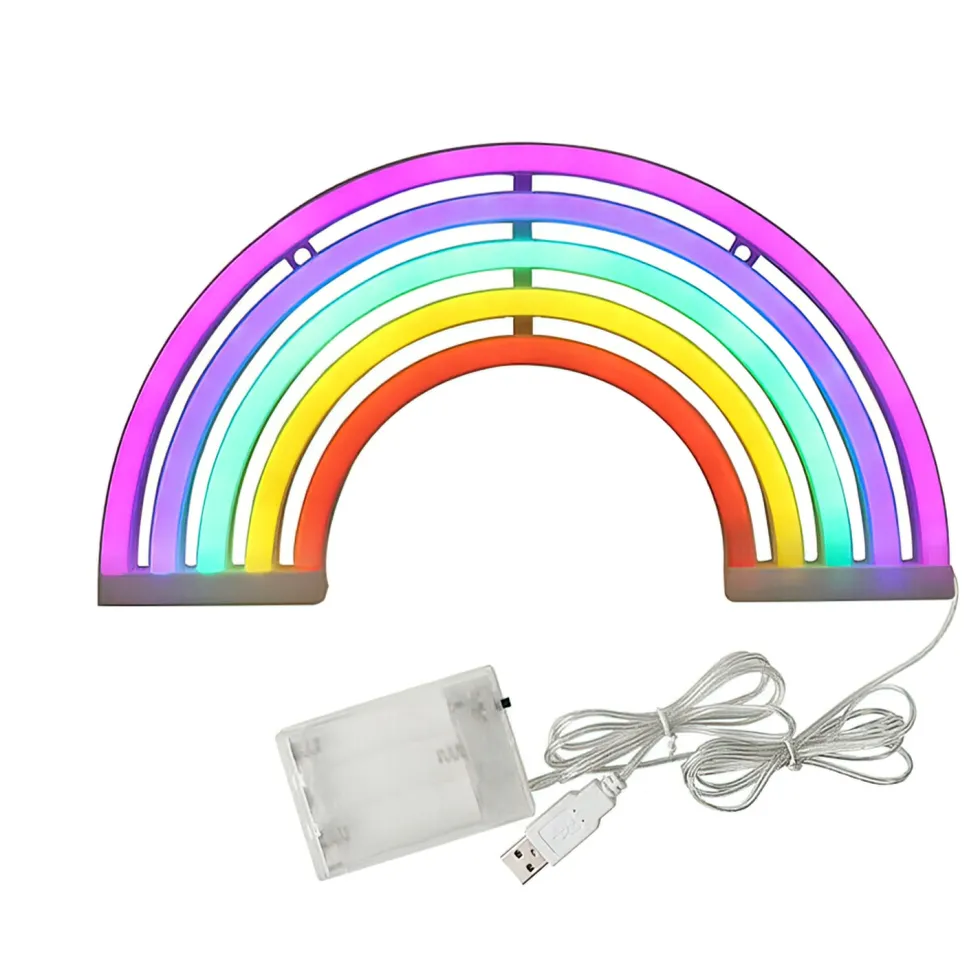 LED-lampa / Nattlampa Regnbåge