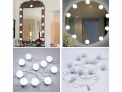 LED-lampor till sminkspegel 10-pack