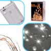 LED-ljusslinga 5 m 50 LED kallvit batteridriven inomhus