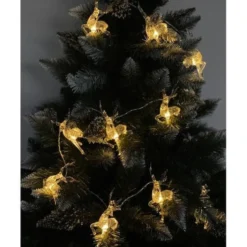 LED-ljusslinga renar 10 LED varmvit batteridriven 133 cm