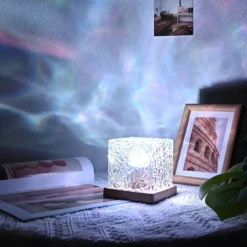 LED RGB Aurora Lampa Atmosfärisk Dekorativ Nattlampa