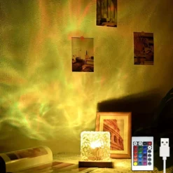 LED RGB Aurora Lampa Atmosfärisk Dekorativ Nattlampa