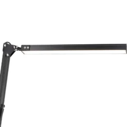 LED-skrivbordslampa med klämma USB 10 nivåer 3500–6000K svart