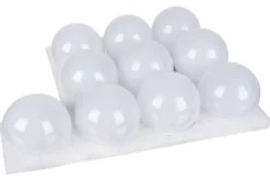 LED-spegelbelysning med 10 justerbara lampor