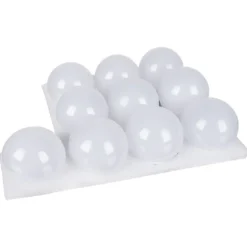 LED-spegelbelysning med 10 justerbara lampor