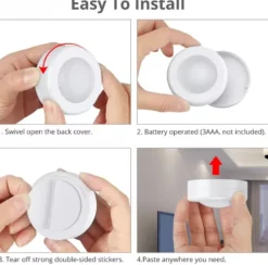 LED Spotlights 6-pack med Fjärrkontroll – RGB Färgbyte & Dimmer – Inomhus/Utomhusbelysning