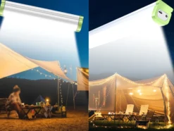 LED-verkstadslampa med powerbank