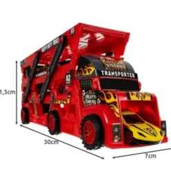 Leksaksbilar med transporter / 7-delars set för kreativ lek