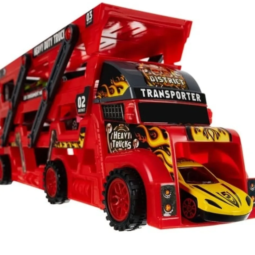 Leksaksbilar med transporter / 7-delars set för kreativ lek