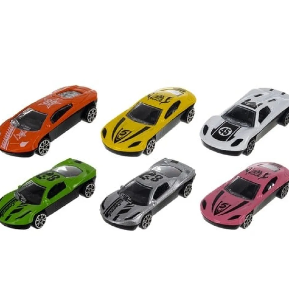 Leksaksbilar med transporter / 7-delars set för kreativ lek