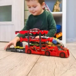 Leksaksbilar med transporter / 7-delars set för kreativ lek