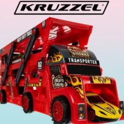 Leksaksbilar med transporter / 7-delars set för kreativ lek
