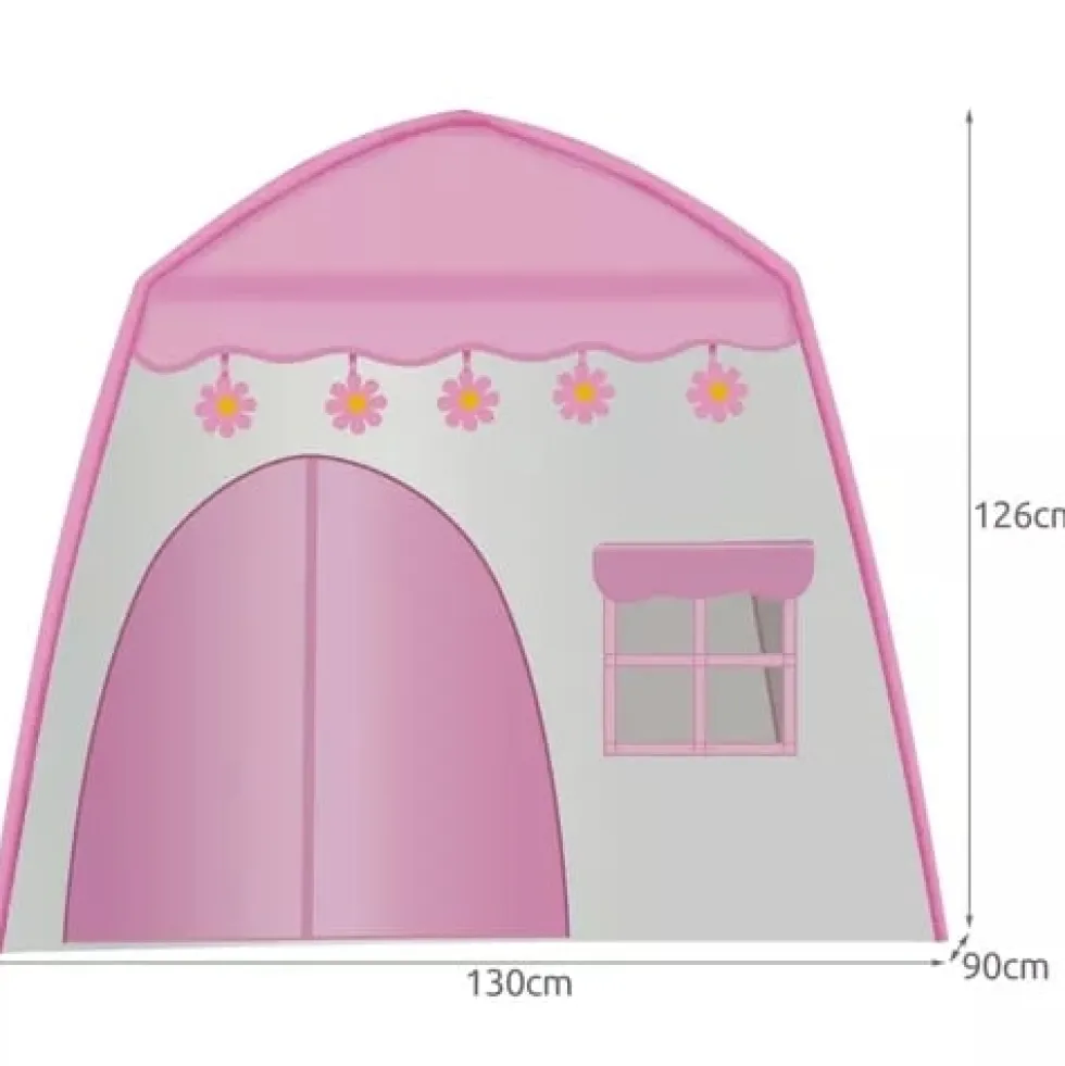 Lektält för barn / barntält med LED 130 cm