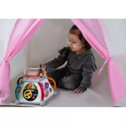 Lektält för barn / barntält med LED 130 cm