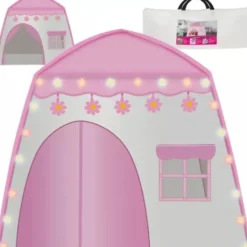 Lektält för barn / barntält med LED 130 cm
