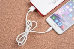Lightning-kabel till iPhone & iPad, 2 meter, Vit-- CE Certifikat