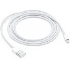 Lightning-kabel till iPhone & iPad, 2 meter, Vit-- CE Certifikat