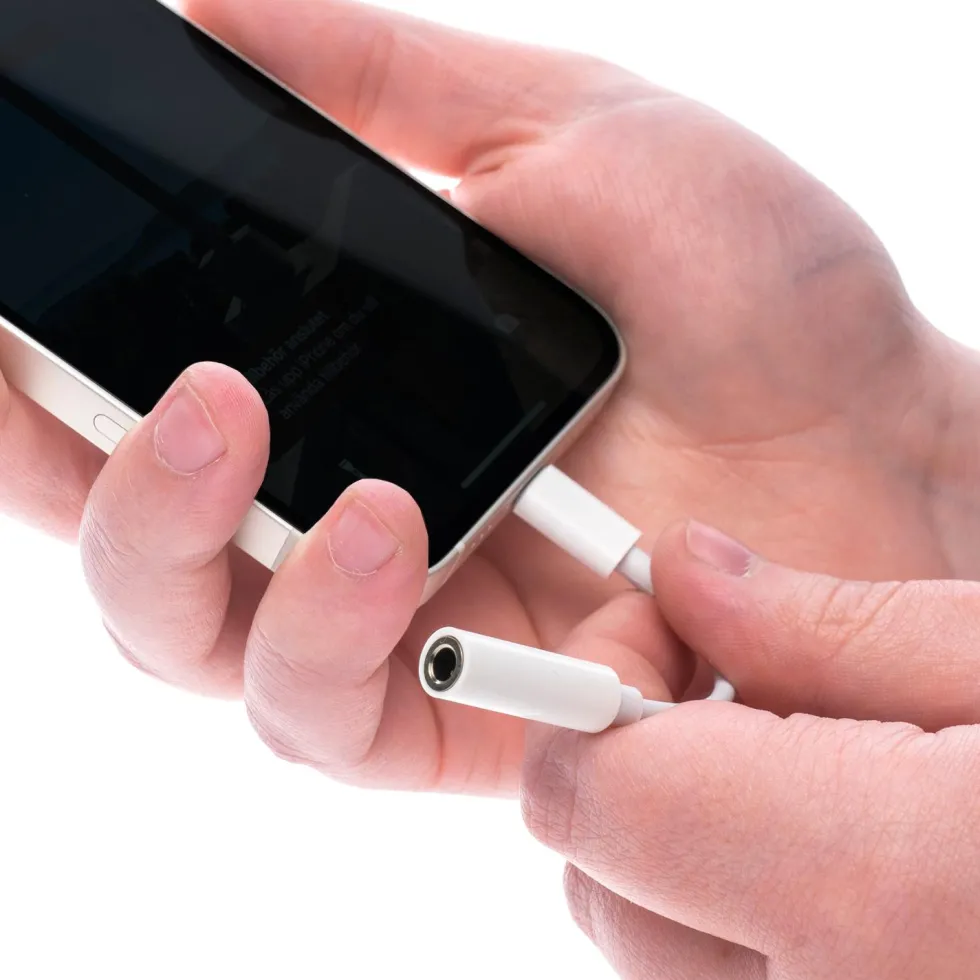Lightning till 3,5 mm AUX-adapter för iPhone och iPad