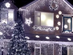 Ljusridå 500 LED kallvit IP44 för inom/utomhus