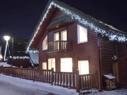 Ljusridå 500 LED kallvit IP44 för inom/utomhus