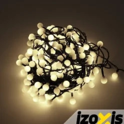 Ljusslinga 30 m 300 LED varmvitt 8 lägen IP44 för inom/utomhus