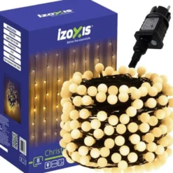 Ljusslinga 30 m 300 LED varmvitt 8 lägen IP44 för inom/utomhus