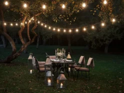 Ljusslinga utomhus 20 LED varmvit 20 m IP44