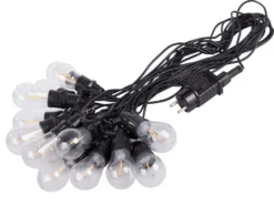 Ljusslinga utomhus 20 LED varmvit 20 m IP44