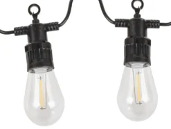 Ljusslinga utomhus 20 LED varmvit 20 m IP44