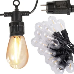 Ljusslinga utomhus 20 LED varmvit 20 m IP44