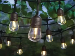 Ljusslinga utomhus 20 LED varmvit 20 m IP44