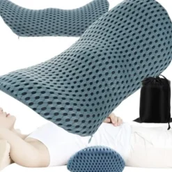 Ländryggskudde i minnesskum för ergonomiskt stöd