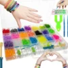 Loom Bands Kit - 4400st i 22 färger