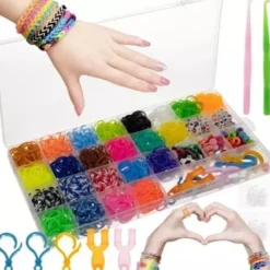 Loom Bands Kit - 1500st i 23 färger
