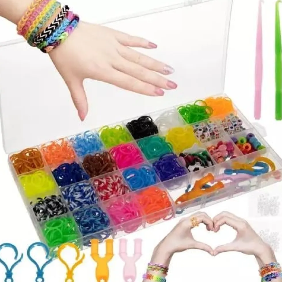 Loom Bands Kit - 1500st i 23 färger